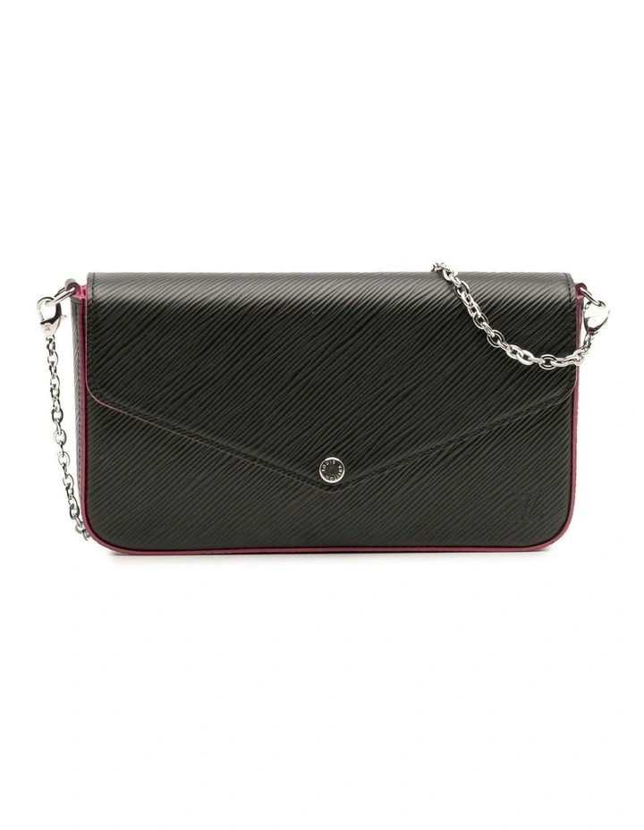Louis Vuitton Pochette Felicie Chain Wallet Pre-Loved in Black image 1
