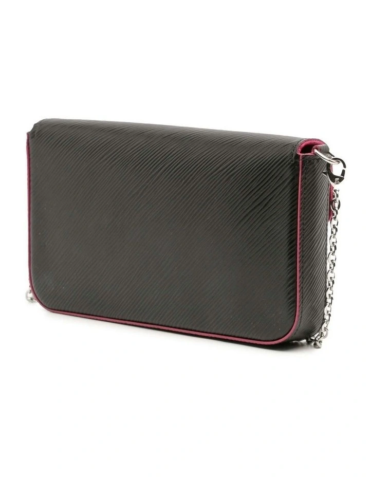 Louis Vuitton Pochette Felicie Chain Wallet Pre-Loved in Black image 2