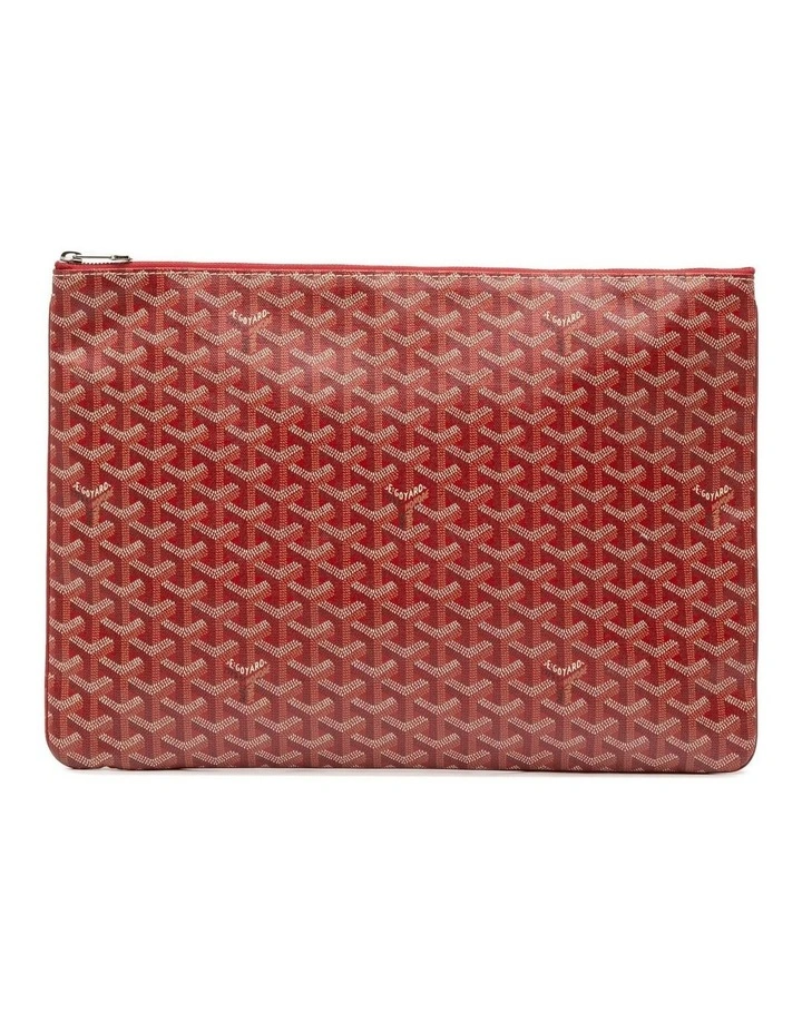 Goyard Senat GM Printed Pouch Pre-Loved (Azura Fashion Group ABN 30 617 598 651) in Red image 1