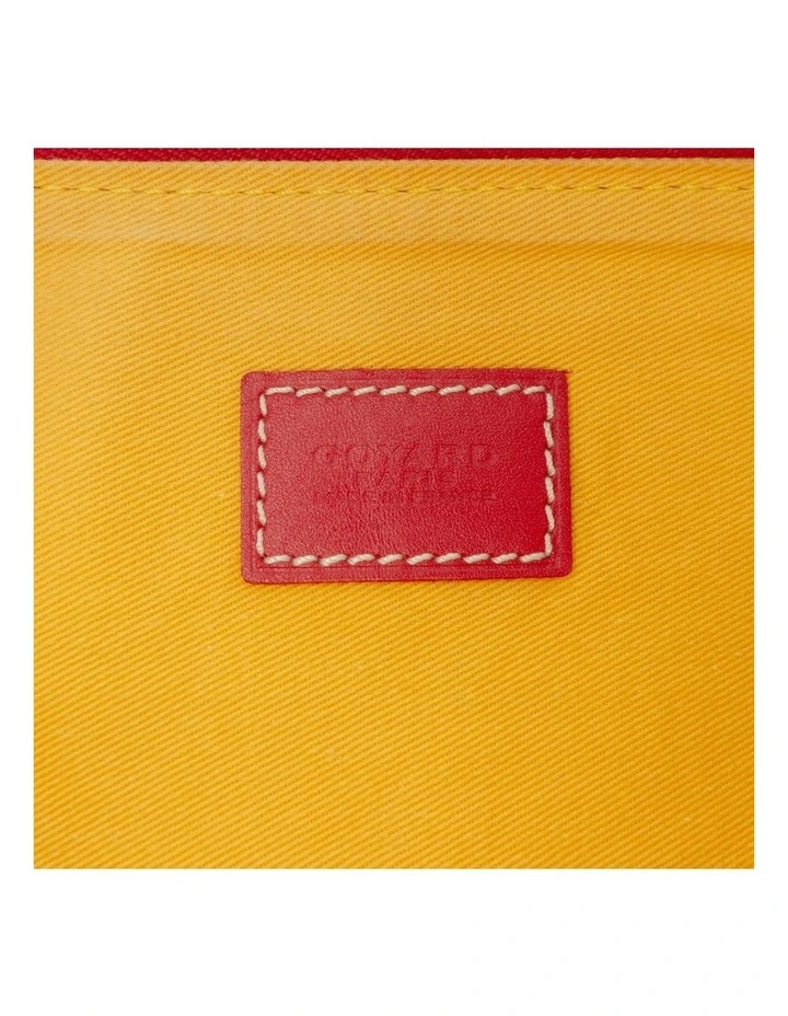 Goyard Senat GM Printed Pouch Pre-Loved (Azura Fashion Group ABN 30 617 598 651) in Red image 5