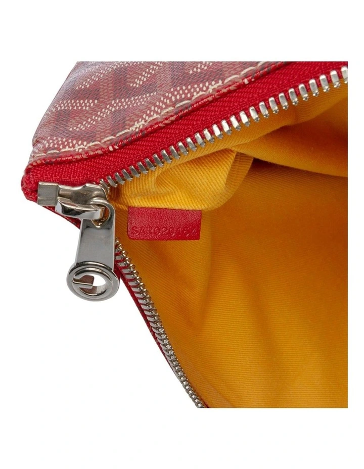 Goyard Senat GM Printed Pouch Pre-Loved (Azura Fashion Group ABN 30 617 598 651) in Red image 6