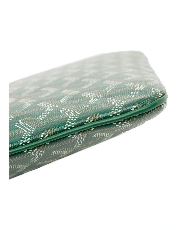 Goyard Senat Zip Top Pouch Pre-Loved (Azura Fashion Group ABN 30 617 598 651) in Green image 7