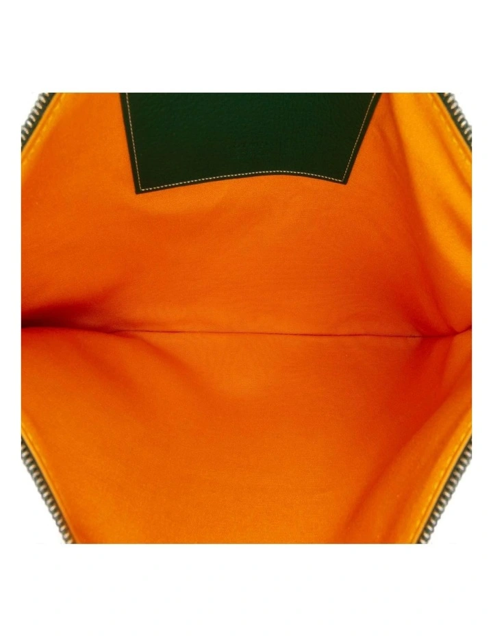 Goyard Senat MM Printed Zip Pouch Pre-Loved (Azura Fashion Group ABN 30 617 598 651) in Green image 4