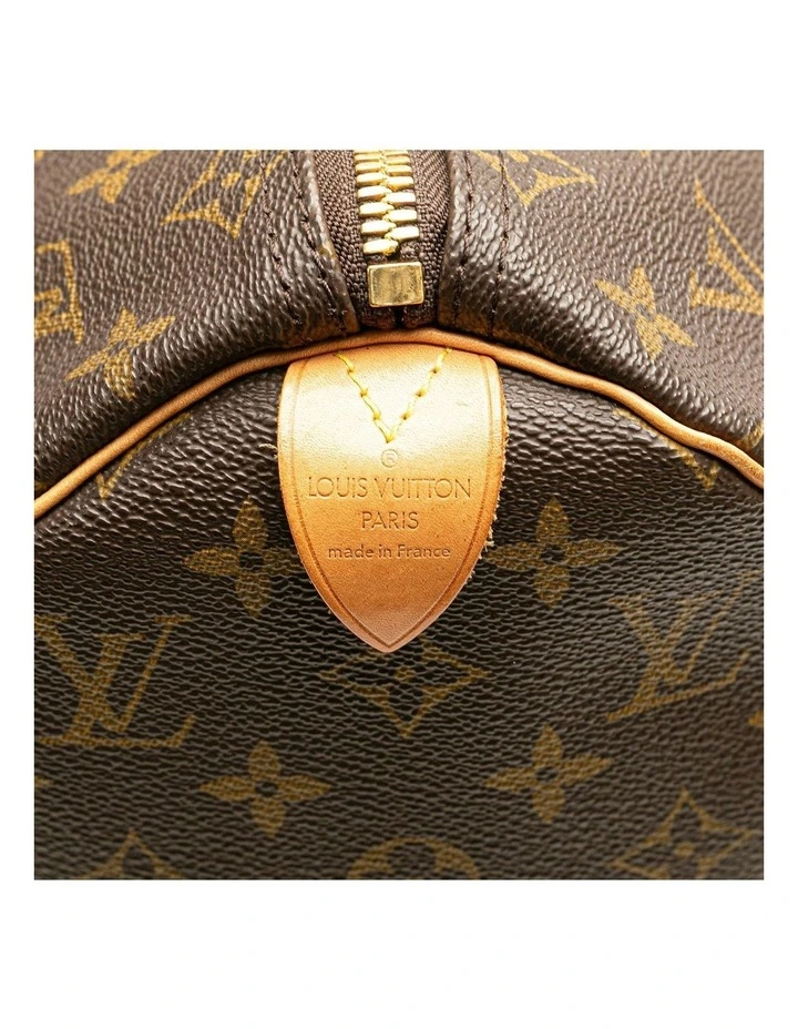 Printed Travel Bag in Brown image 5