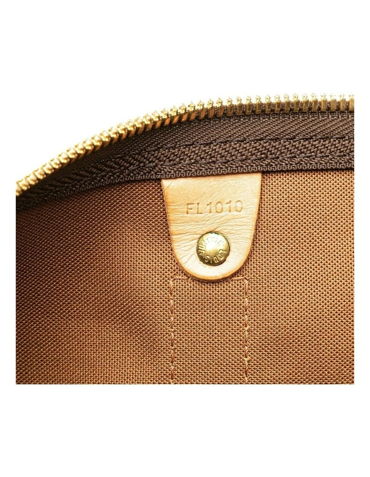 Printed Travel Bag in Brown image 6