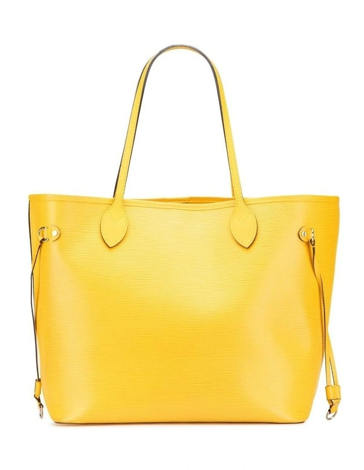 Elegant Tote Bag with Shoulder Straps in Yellow image 1