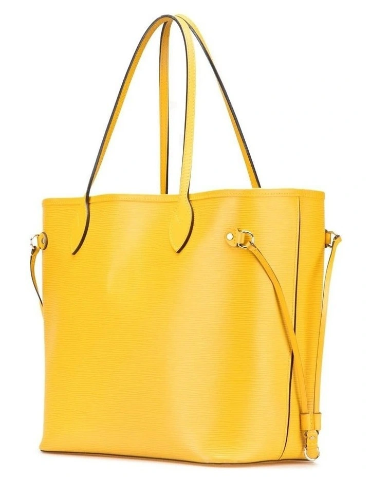 Elegant Tote Bag with Shoulder Straps in Yellow image 2