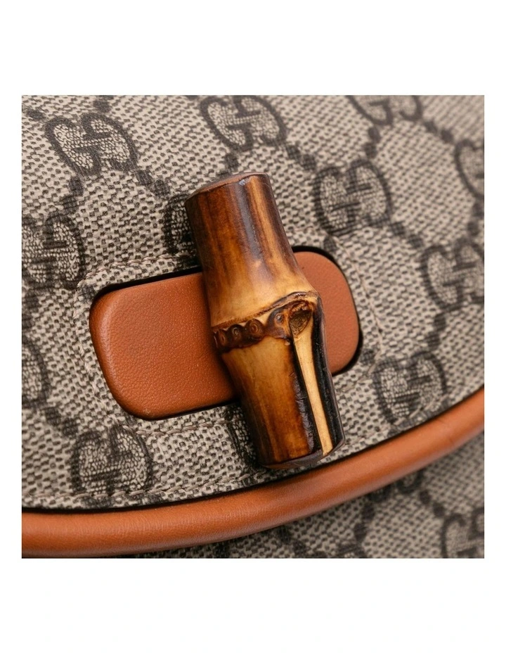 Top Handle Belt Bag with Adjustable Straps in Brown image 7