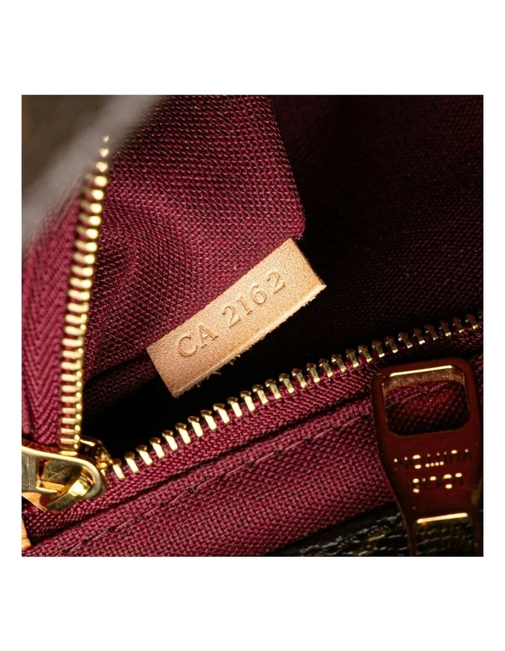 Printed Coated Canvas Tote Bag in Brown image 6