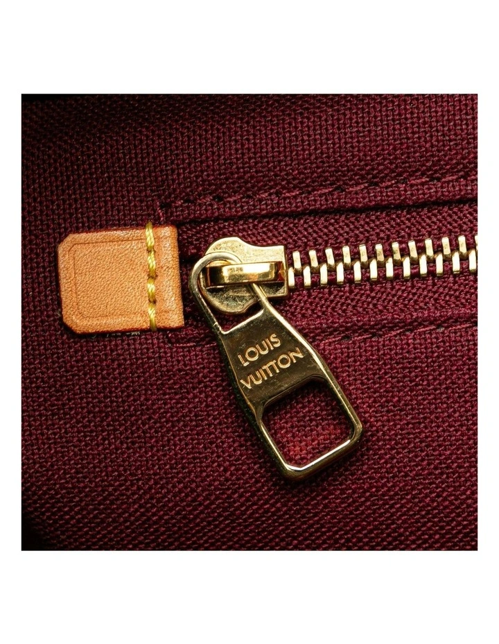 Printed Coated Canvas Tote Bag in Brown image 7