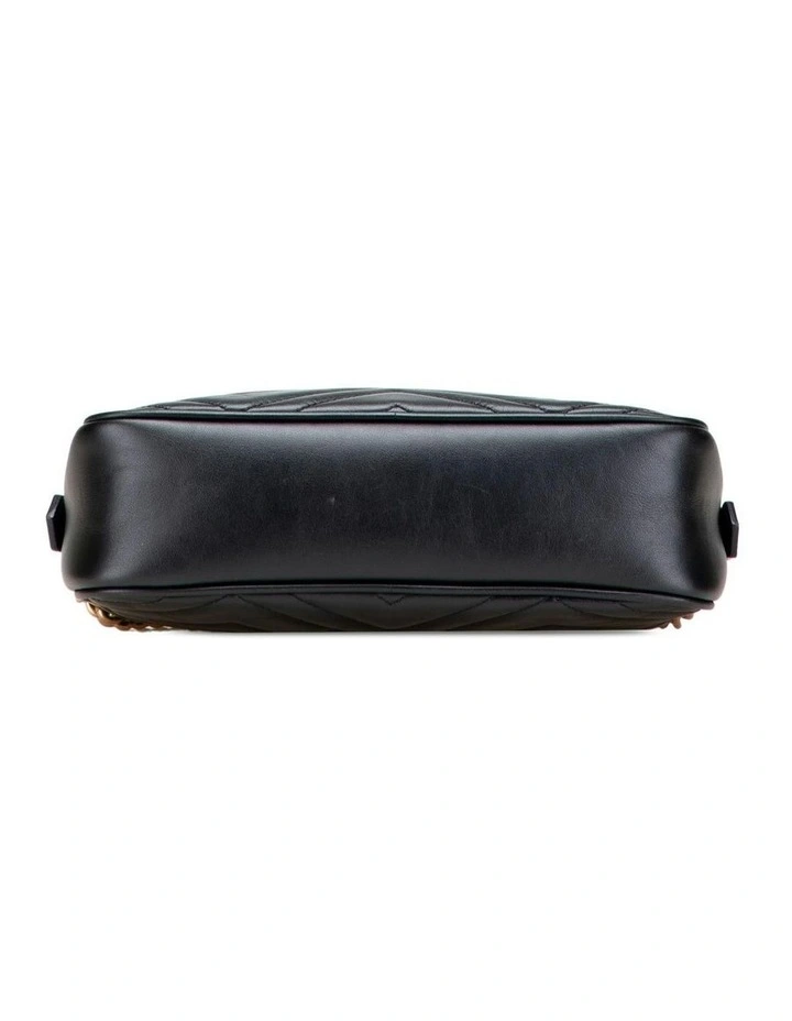 Stylish Leather Shoulder Bag in Black image 3