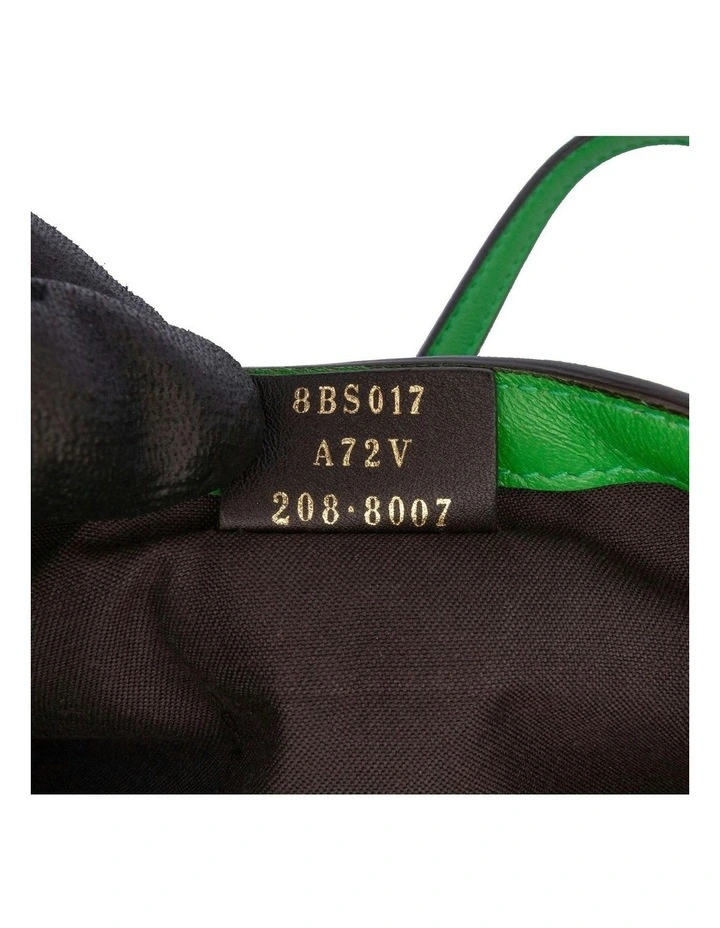 Baguette Shoulder Bag in Green image 5