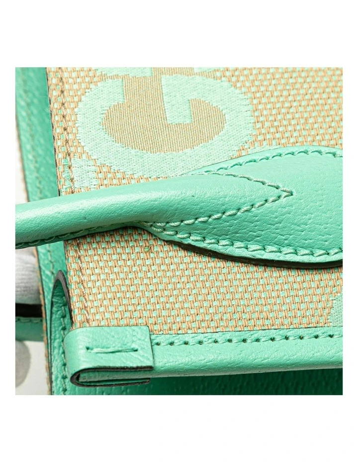 Top Handle Tote Bag in Brown image 7