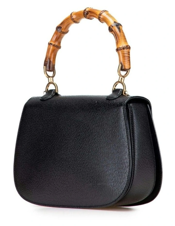 Top Handle Bag in Black image 2