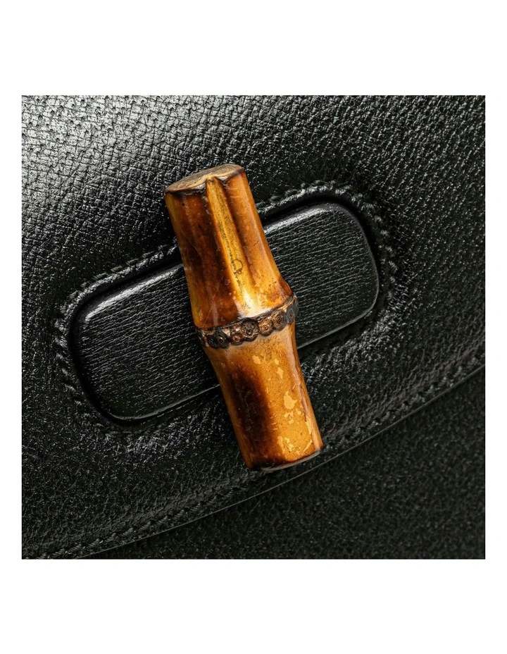 Top Handle Bag in Black image 7