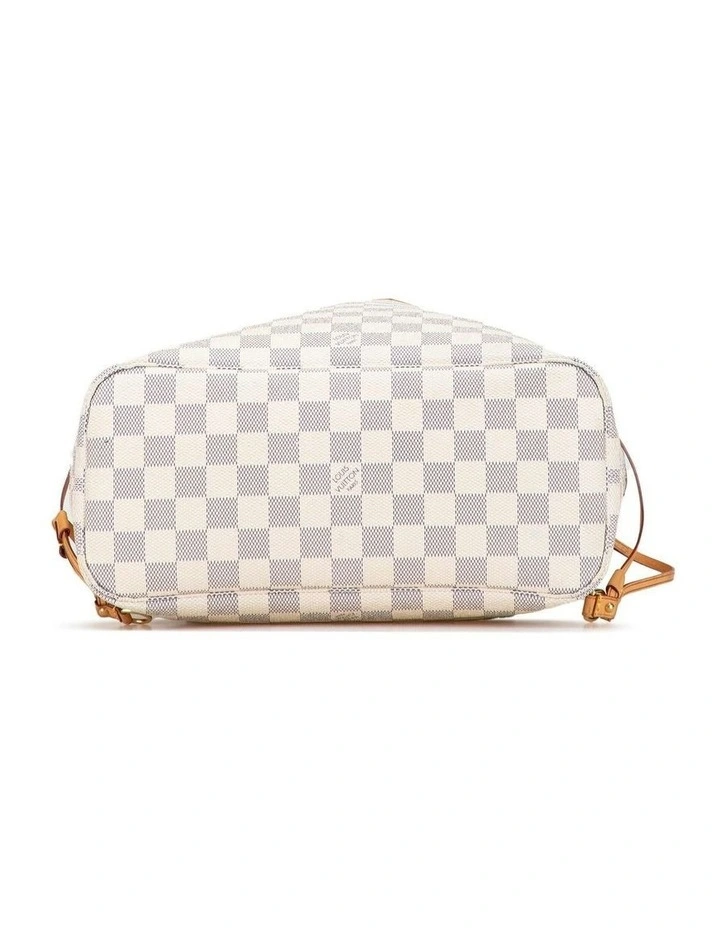 Louis Vuitton Checkered Print Tote Pre-Loved (Azura Fashion Group ABN 30 617 598 651) in White image 3