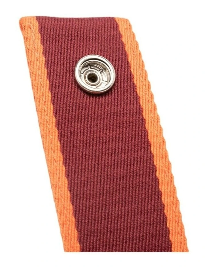 Herm's Textile Travel Pouch Pre-Loved (Azura Fashion Group ABN 30 617 598 651) in Orange image 7