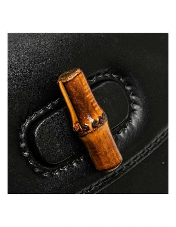 Top Handle Bag Pre-Loved (Azura Fashion Group ABN 30 617 598 651) in Black image 7