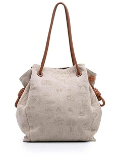 Loewe Printed Bucket Bag in Brown