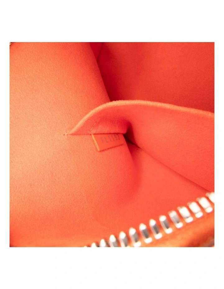 Louis Vuitton Structured Leather Satchel in Orange image 4