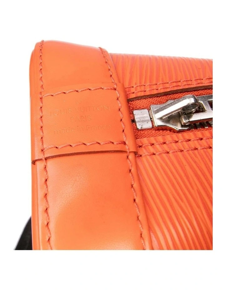 Louis Vuitton Structured Leather Satchel in Orange image 5