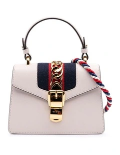 Gucci Elegant Top Handle Bag in White