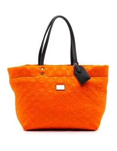 Louis Vuitton Embossed Tote Bag in Orange