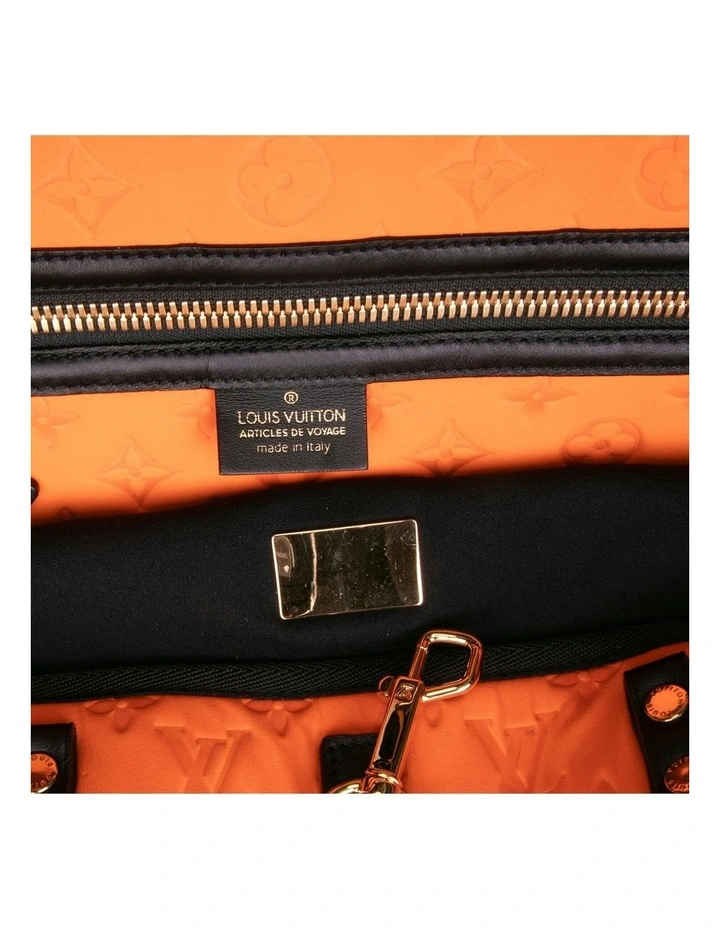 Louis Vuitton Embossed Tote Bag in Orange image 7