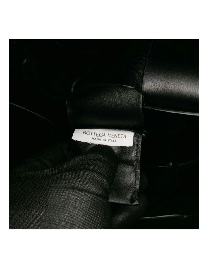 Bottega Veneta Woven Leather Bucket Bag in Black image 5