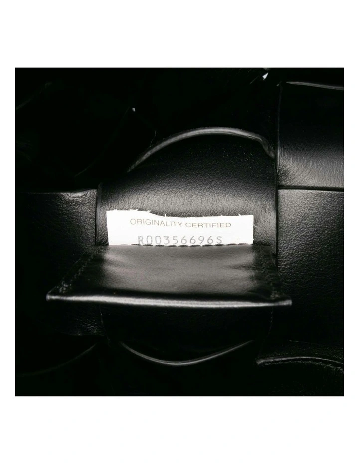 Bottega Veneta Woven Leather Bucket Bag in Black image 6