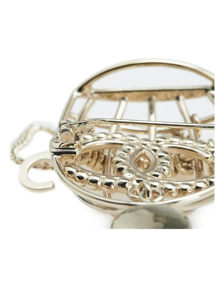 Chanel Decorative Cage Charm in Gold image 4