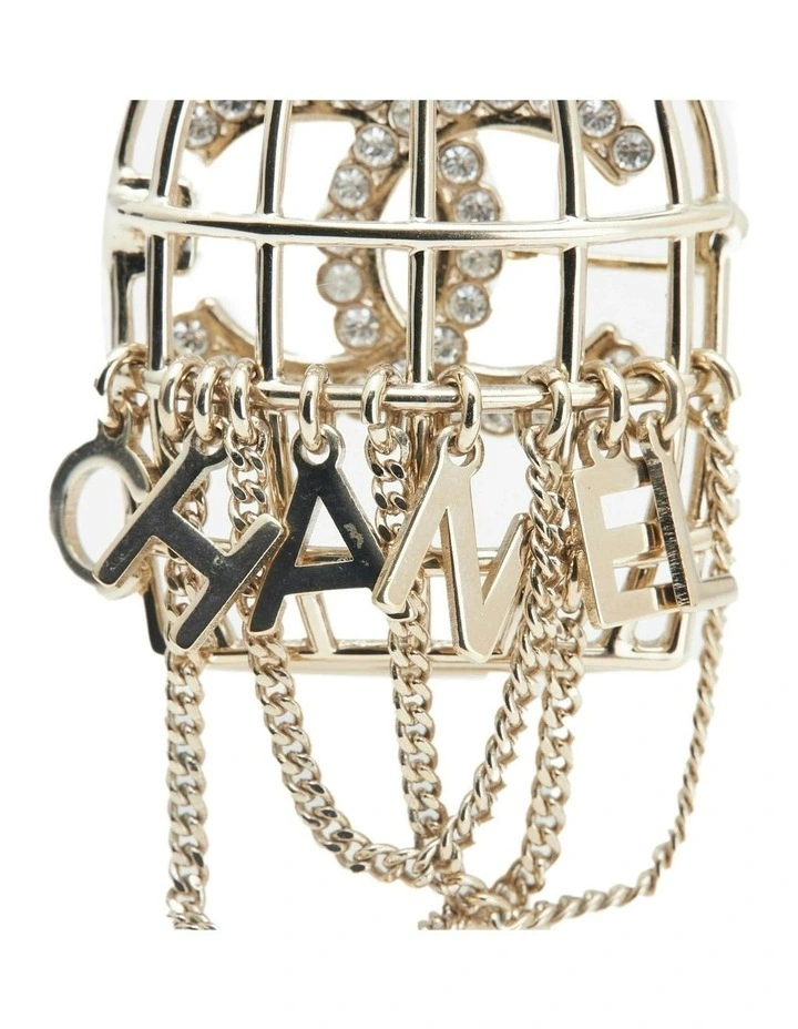 Chanel Decorative Cage Charm in Gold image 5