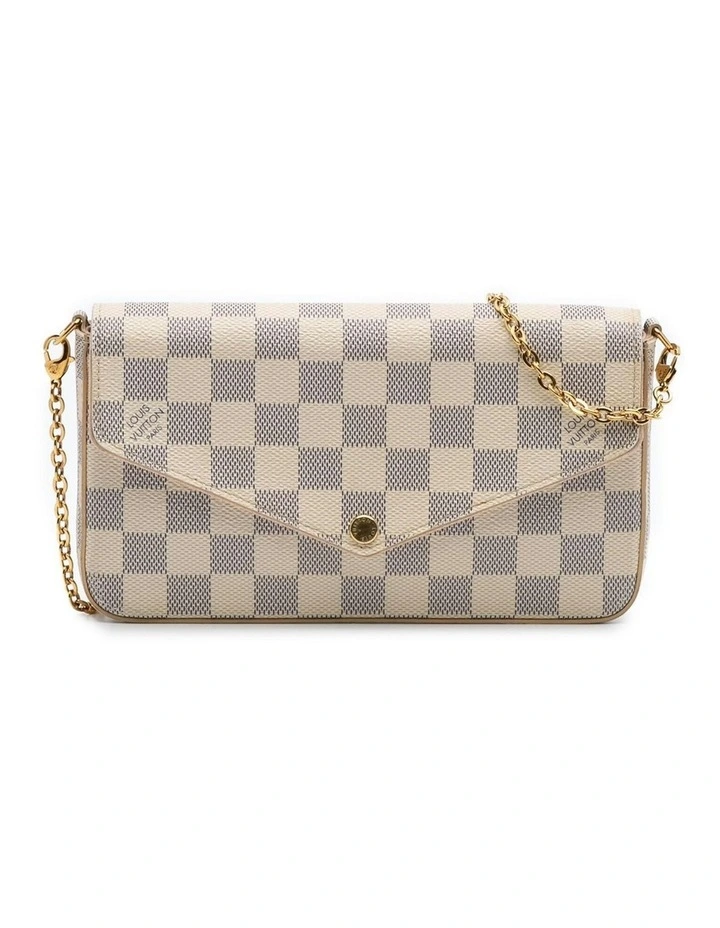 Louis Vuitton Elegant Chain Wallet in White image 1