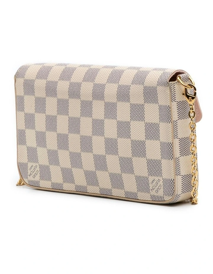 Louis Vuitton Elegant Chain Wallet in White image 2