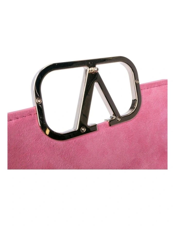 Valentino Leather Crossbody Bag in Pink image 6