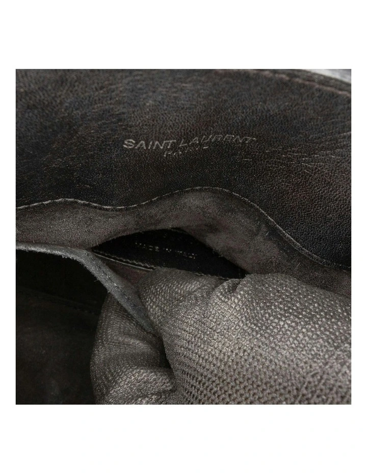 Saint Laurent Studded Leather Handbag in Black image 5