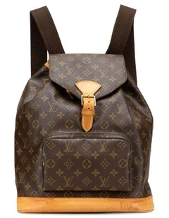 Louis Vuitton Printed Backpack in Brown