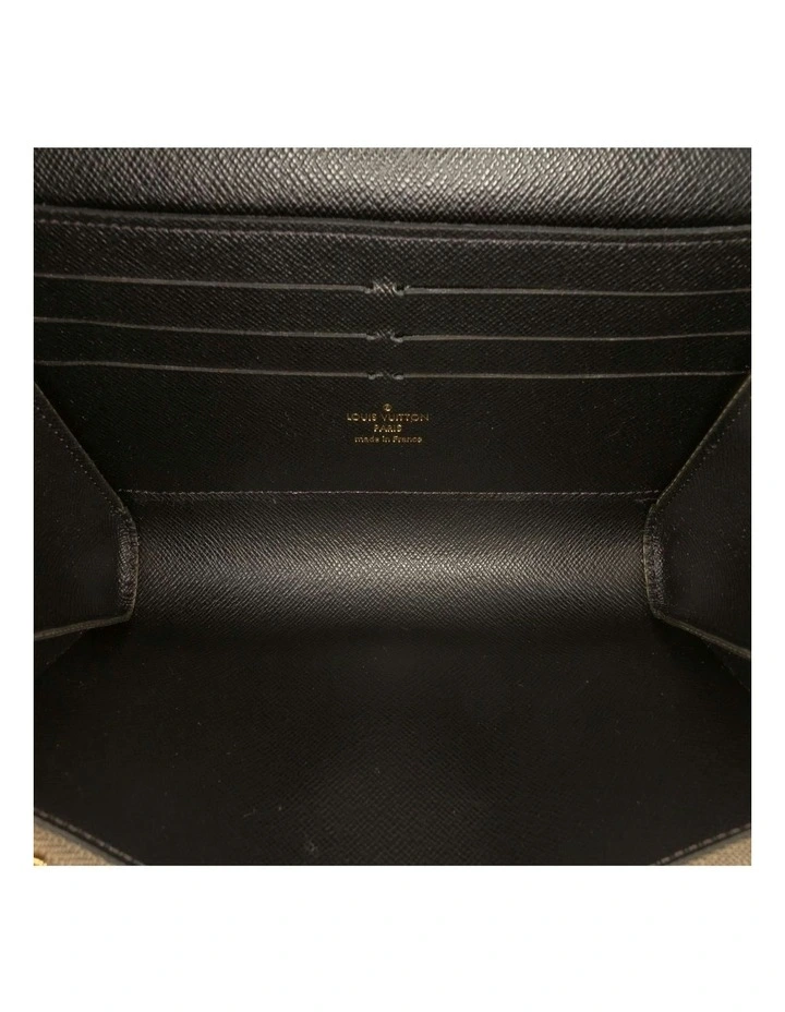 Louis Vuitton Printed Leather Wallet on Chain in Brown image 4