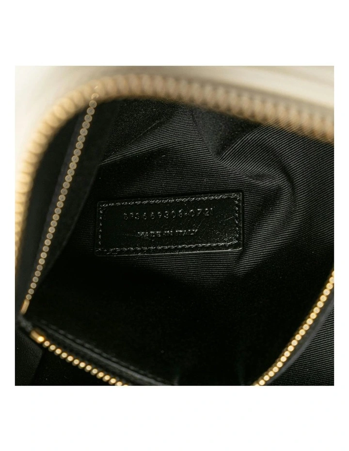 Saint Laurent Quilted Leather Shoulder Bag in White image 6