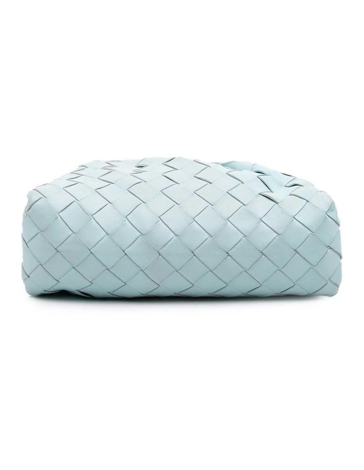 Bottega Veneta Leather Top Handle Bag in Blue image 3