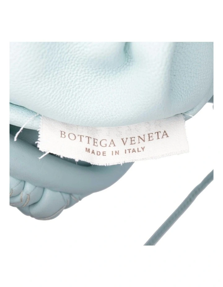 Bottega Veneta Leather Top Handle Bag in Blue image 5