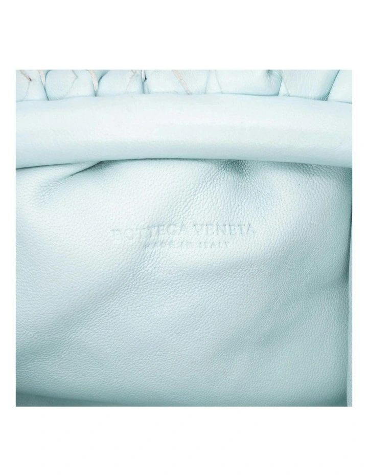 Bottega Veneta Leather Top Handle Bag in Blue image 7