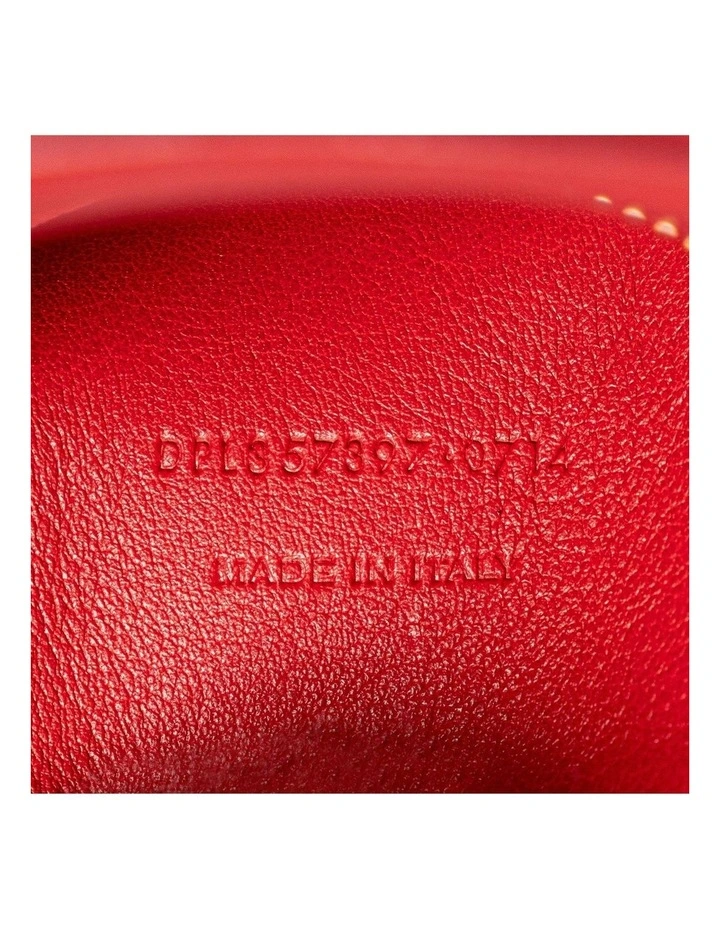 Saint Laurent Top Handle Satchel in Red image 6