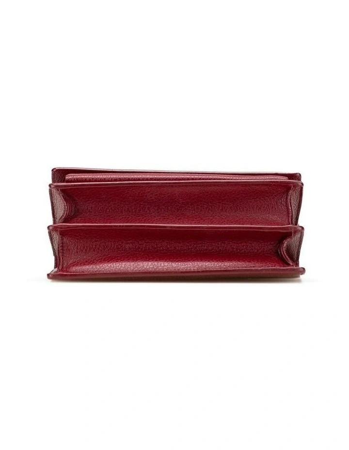 Saint Laurent Flap Shoulder Bag in Red image 3