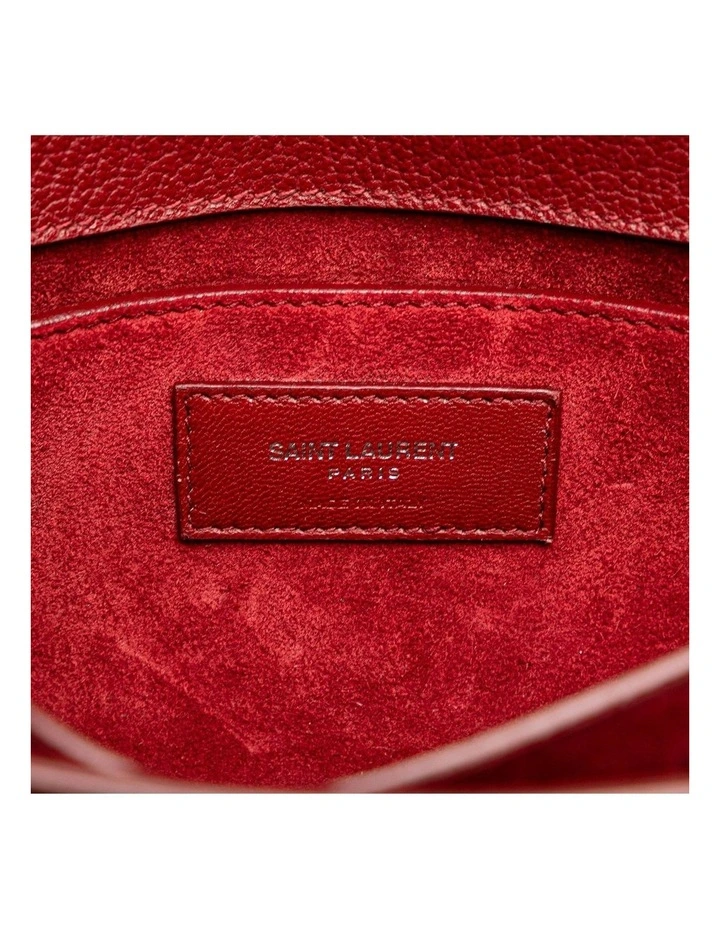 Saint Laurent Flap Shoulder Bag in Red image 5