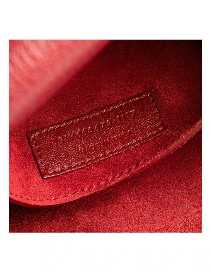 Saint Laurent Flap Shoulder Bag in Red image 6