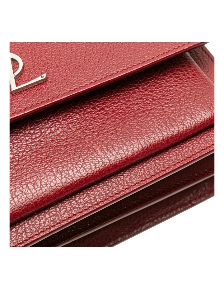 Saint Laurent Flap Shoulder Bag in Red image 7