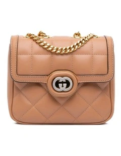 Leather Shoulder Bag Pre-Loved (Fashion Group ABN 30 617 598 651) in Brown