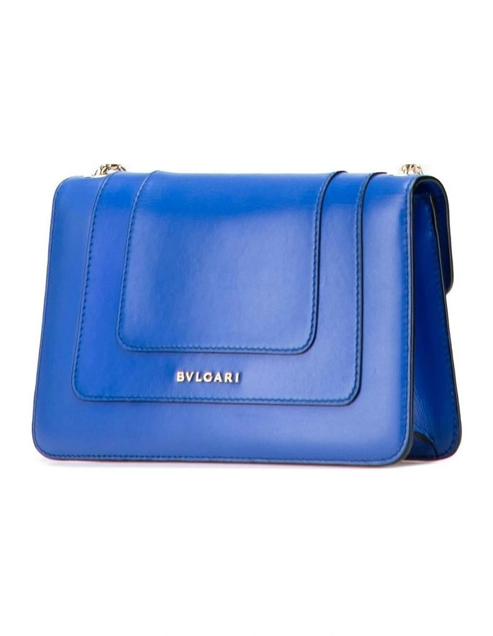 Leather Shoulder Bag Pre-Loved (Fashion Group ABN 30 617 598 651) in Blue image 2