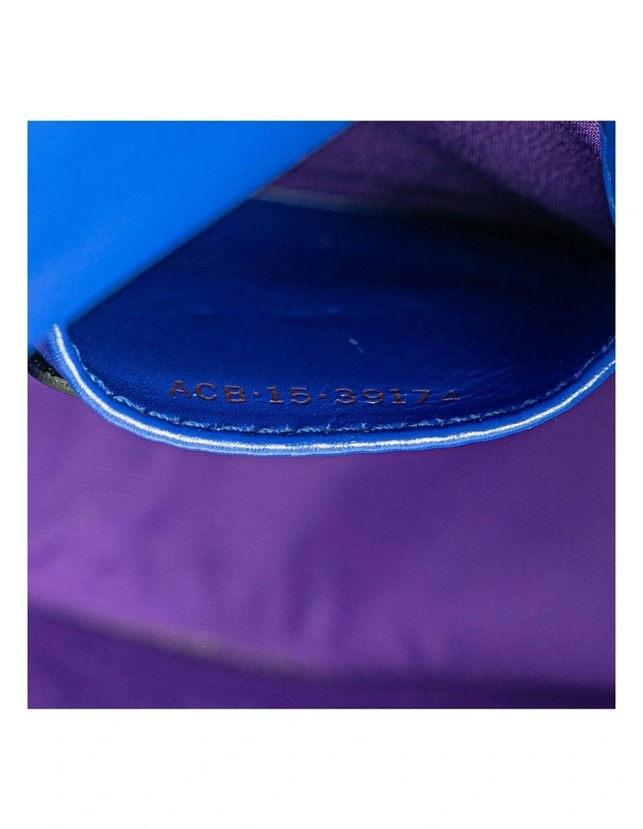 Leather Shoulder Bag Pre-Loved (Fashion Group ABN 30 617 598 651) in Blue image 7